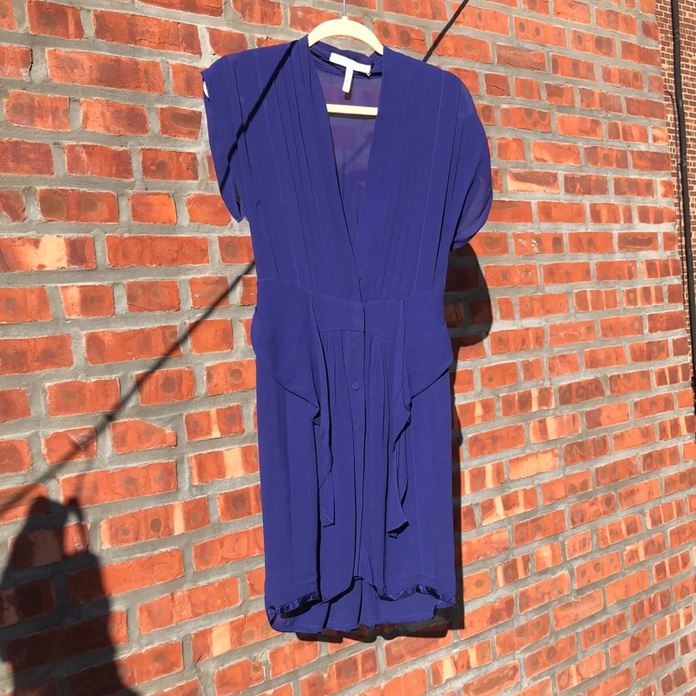 BCBG Max Azria Runway Blue Dress Size 0